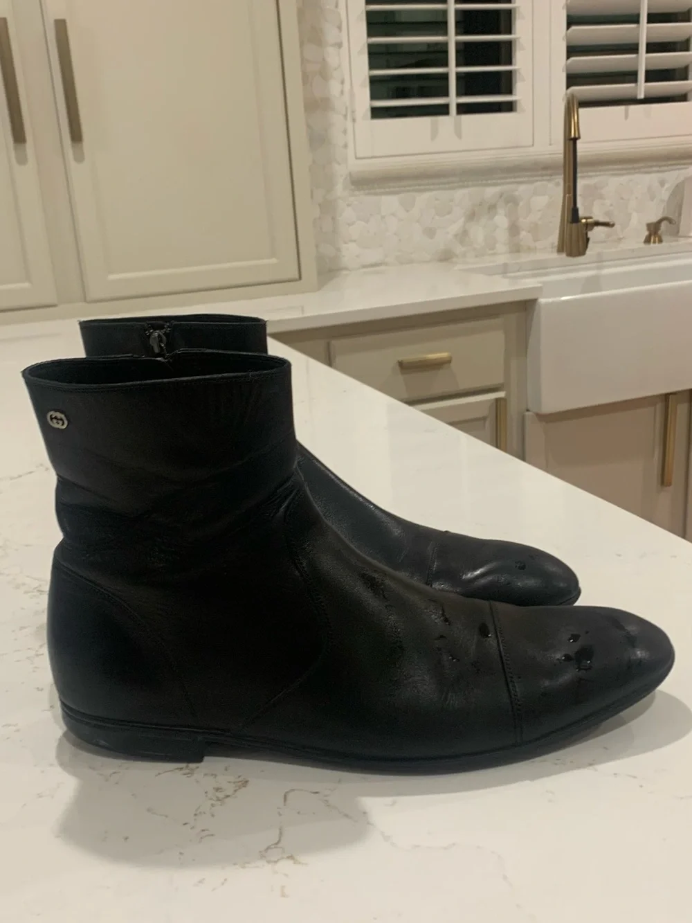 Gucci Men Ankle Boots Size 10